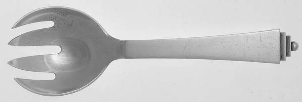 Pyramid (Sterling, 1927) Solid Compote Serving Fork