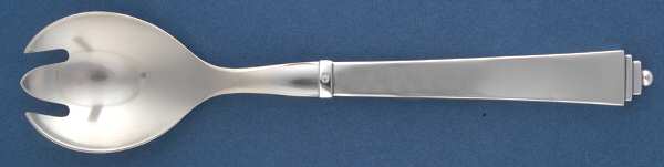 Pyramid (Sterling, 1927) Salad Serving Fork with Stainless Prongs