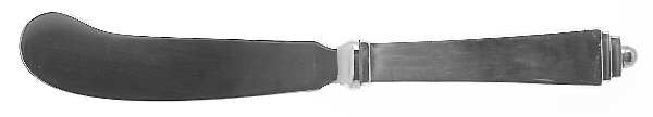 Pyramid (Silverplate) Butter Spreader Hollow Hdl-Paddle/Stainless Blade