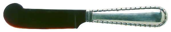 Rope (Sterling) Cheese Spreader Horn Blade