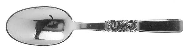Scroll (Sterling, 1927) Large Youth Teaspoon