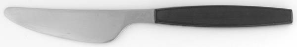 Strata-Black (Stainless) Modern Hollow Butter Spreader (Stainless)