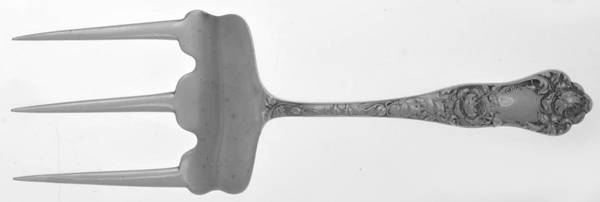 American Beauty (Sterling, 1896) Solid Toast Serving Fork