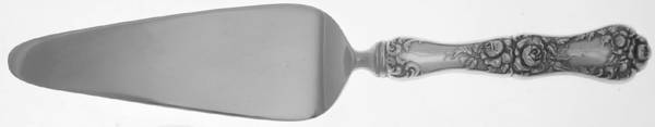 American Beauty (Sterling, 1896) Pie Server with Stainless Blade