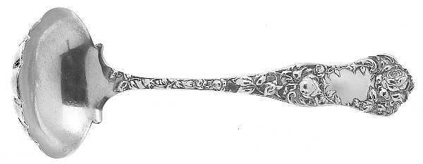 American Beauty (Sterling, 1896) Solid Gravy Ladle