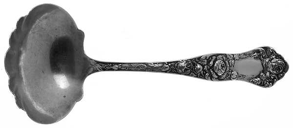 American Beauty (Sterling, 1896) Solid Piece Cream Ladle