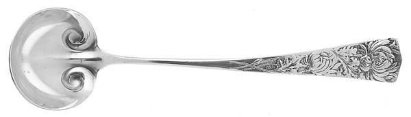 Chrysanthemum (Sterling, 1885) Solid Piece Cream Ladle