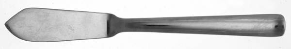 Merit (Stainless, Glossy Finish) Flat Handle Master Butter Knife