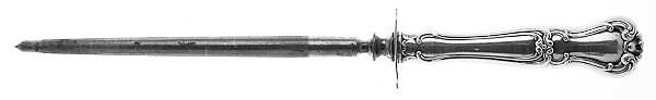 Buckingham (Sterling, 1910) Small Steel Rod Sharpener Knife