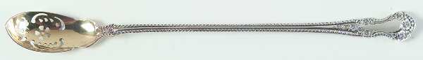 Cambridge (Sterling, 1899) Pierced Bowl Long Handle Olive Spoon