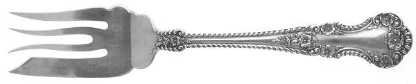 Cambridge (Sterling, 1899) Large Solid Cold Meat Serving Fork