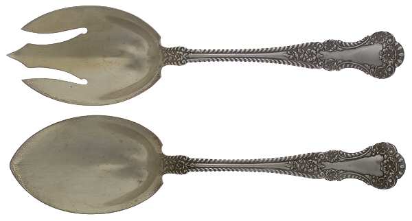 Cambridge (Sterling, 1899) Solid 2-Piece Vegetable Serving Set