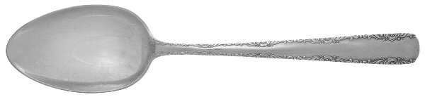 Camellia (Sterling, 1941-1942, No Monos) Tablespoon (Serving Spoon)