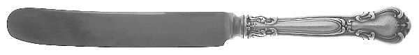 Chantilly (Sterling, 1895, Lion-Anchor-G, No Mono) Old French Hollow Knife with Bolster