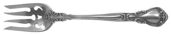 Chantilly (Sterling, 1895, Lion-Anchor-G, No Mono) Large Ramekin Fork