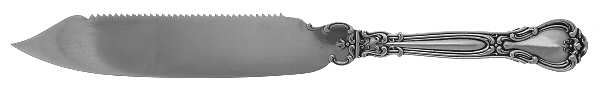 Chantilly (Sterling, 1895, Lion-Anchor-G, No Mono) Cake Saw Solid Piece
