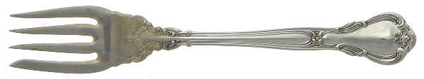Chantilly (Sterling, 1895, Lion-Anchor-G, No Mono) Small Individual Solid Fish/Salad Fork