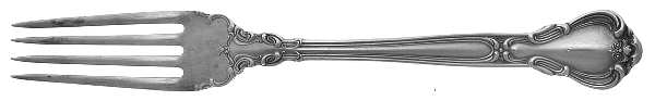 Chantilly (Sterling, 1895, Lion-Anchor-G, No Mono) Fork