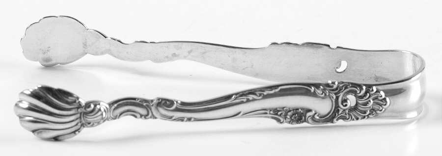 Decor (Sterling, 1953, No Monograms) Sugar Tongs