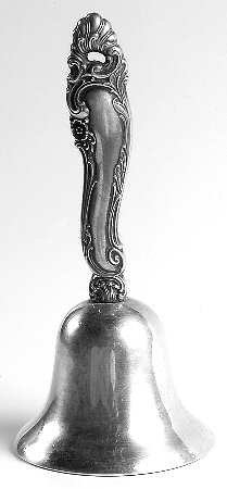 Decor (Sterling, 1953, No Monograms) Bell (w/Silverplate Bowl)