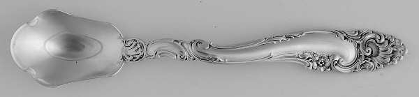 Decor (Sterling, 1953, No Monograms) Relish Spoon