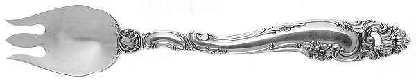 Decor (Sterling, 1953, No Monograms) Ice Cream Fork