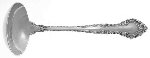 English Gadroon (Sterling, 1939, No Monos) Solid Piece Cream Ladle