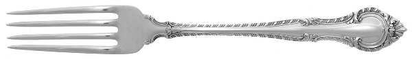 English Gadroon (Sterling, 1939, No Monos) Fork