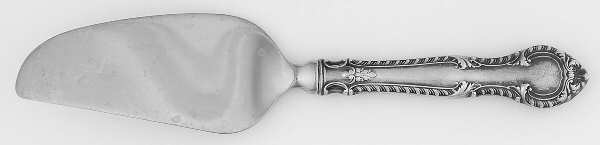 English Gadroon (Sterling, 1939, No Monos) Cheese Knife with Stainless Blade