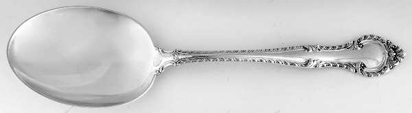 English Gadroon (Sterling, 1939, No Monos) Vegetable Serving Spoon (Solid)
