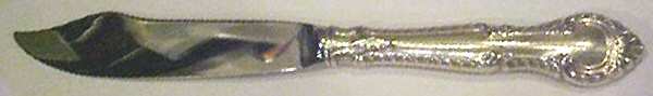 English Gadroon (Sterling, 1939, No Monos) Individual Fish Knife with Stainless Blade