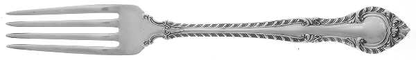 English Gadroon (Sterling, 1939, No Monos) Fork