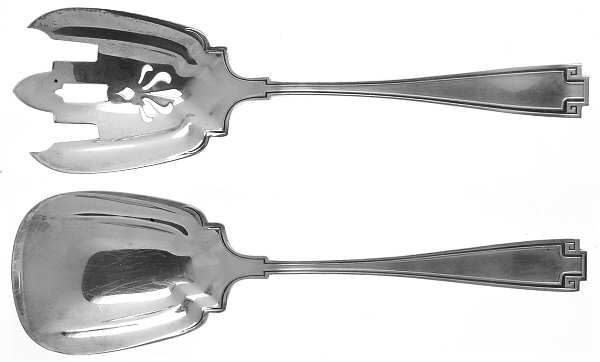 Etruscan (Sterling, 1913) Solid Oversized Serving Salad Set