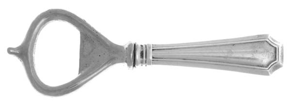 Fairfax (Sterling, 1910, No Monograms) Bottle Opener with Silverplate Bowl