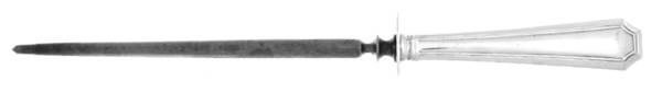 Fairfax (Sterling, 1910, No Monograms) Small Steel Rod Sharpener Knife
