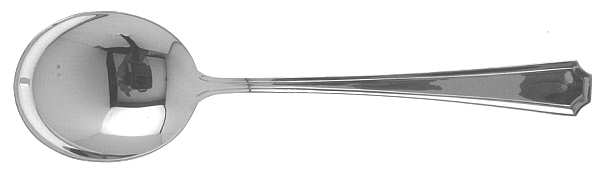 Fairfax (Sterling, 1910, No Monograms) Round Bowl Soup Spoon (Cream Soup)
