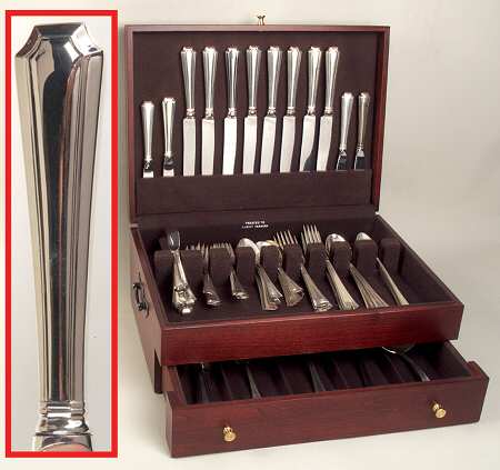 Fairfax (Sterling, 1910, No Monograms) 54 Piece Set