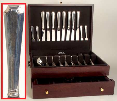 Fairfax (Sterling, 1910, No Monograms) 58 Piece Set