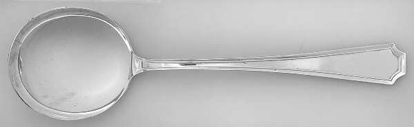 Fairfax (Sterling, 1910, No Monograms) Round Bowl Soup Spoon (Gumbo)