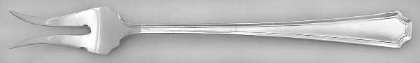 Fairfax (Sterling, 1910, No Monograms) Two-Tine Butter Pick