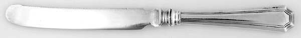 Fairfax (Sterling, 1910, No Monograms) Orange Knife with Silverplate Blade