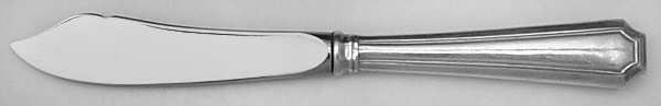 Fairfax (Sterling, 1910, No Monograms) Hollow Handle Master Butter Knife