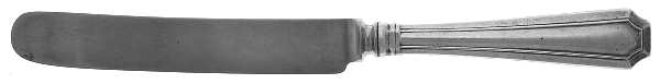 Fairfax (Sterling, 1910, No Monograms) Old French Hollow Knife with Bolster