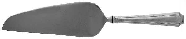 Fairfax (Sterling, 1910, No Monograms) Pie & Cake Server with Stainless Blade