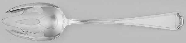 Fairfax (Sterling, 1910, No Monograms) Pierced Tablespoon (Serving Spoon)