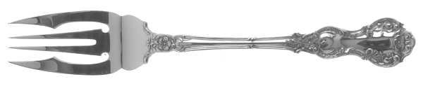 Fleury (Sterling, 1909, No Monograms) Individual Old Style Solid Fish Fork