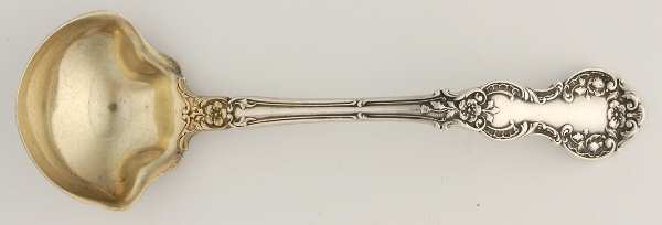 Fleury (Sterling, 1909, No Monograms) Solid Piece Cream Ladle