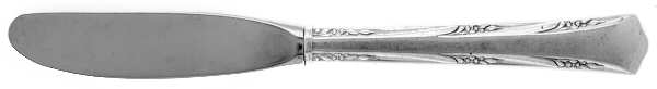 Greenbrier (Sterling, 1938, No Monos) Modern Hollow Butter Spreader (Stainless)