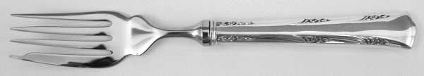 Greenbrier (Sterling, 1938, No Monos) Individual Hollow Fish Fork, Stainless Tines