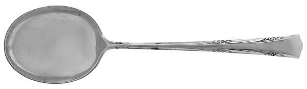 Greenbrier (Sterling, 1938, No Monos) Round Bowl Soup Spoon (Bouillon)